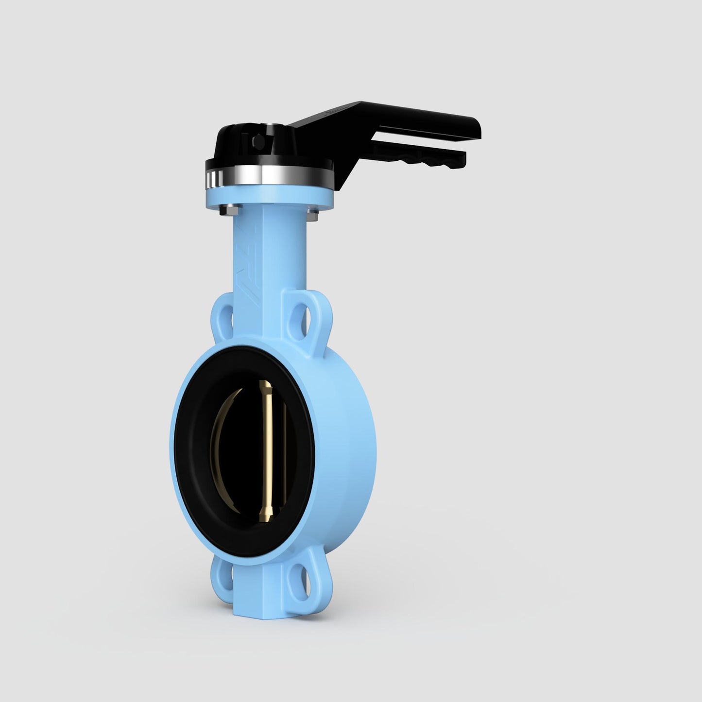 TTV Ductile Iron Wafer Aluminium Bronze Disc TTV Butterfly Valves