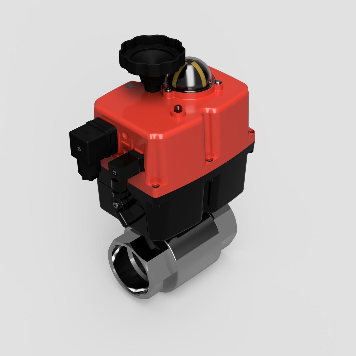 WRAS Approved JJ Actuated Brass Nickel Plated Ball Valves