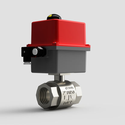 WRAS Approved Valpes Actuated Brass Nickel Plated Ball Valves