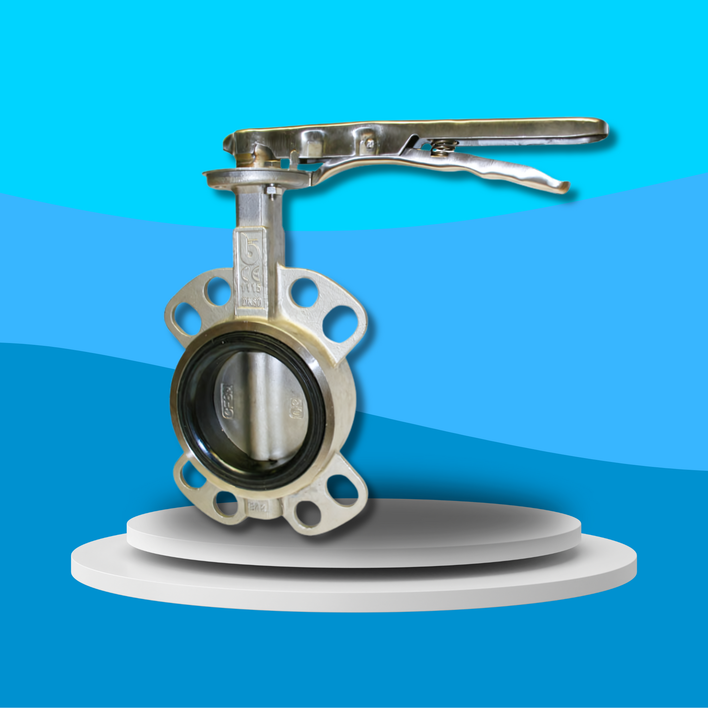 WRAS Approved Stainless Steel Wafer Butterfly Valve with EPDM Liner